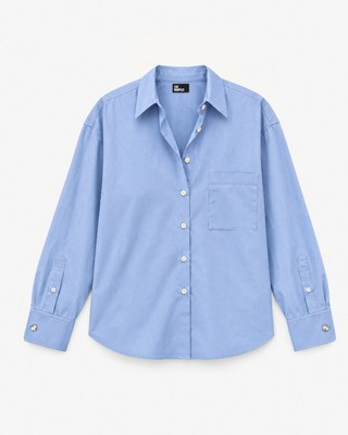 Blue cotton shirt