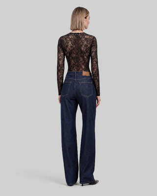 Black lace bodysuit