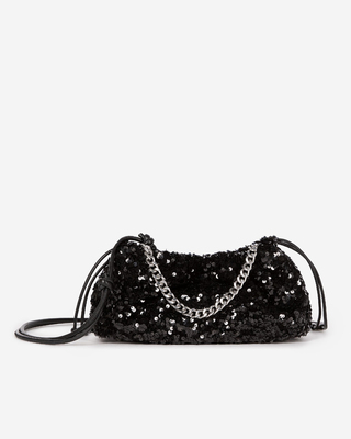 Taylor black sequin bag