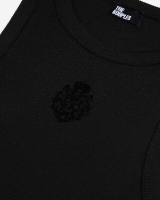 Débardeur avec blason noir