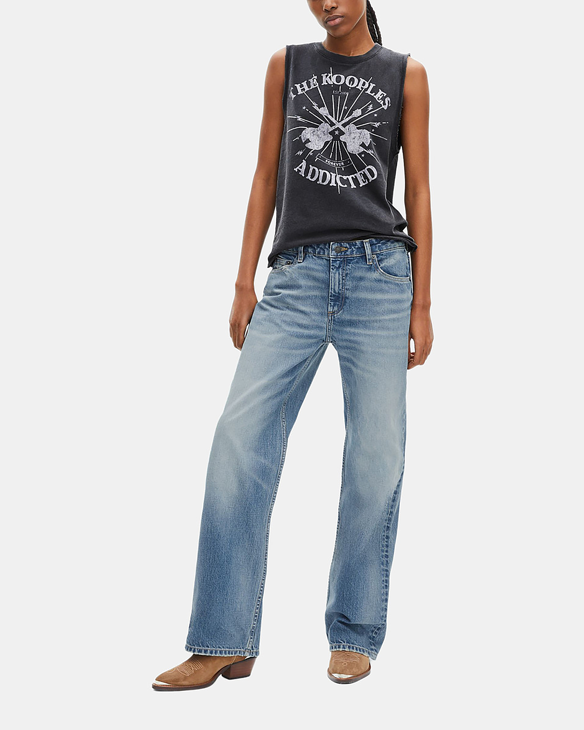 Jean large bleu clair