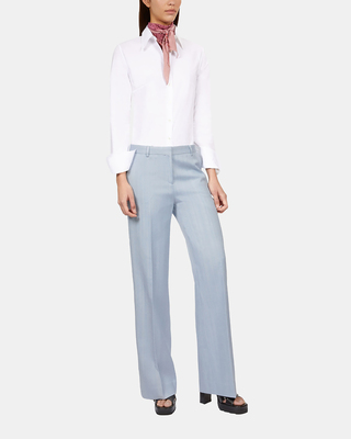 Pantalon tailleur lilas