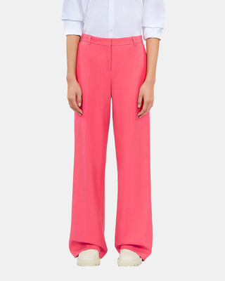 Pantalon tailleur fuchsia