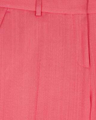 Pantalon tailleur fuchsia