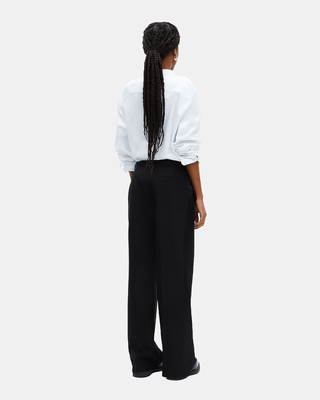 Pantalon de smoking large noir