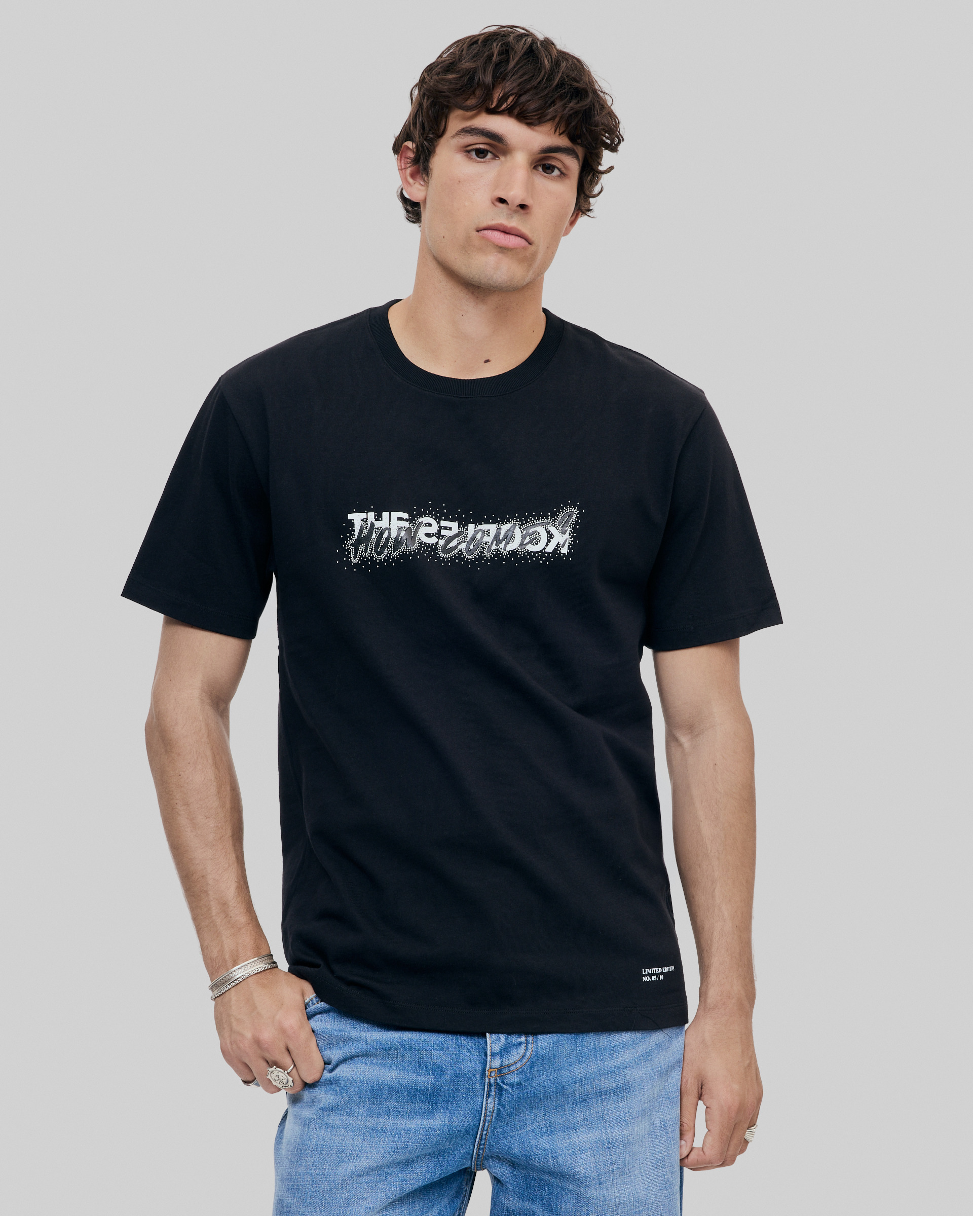 T-shirt 'How Come' noir mixte