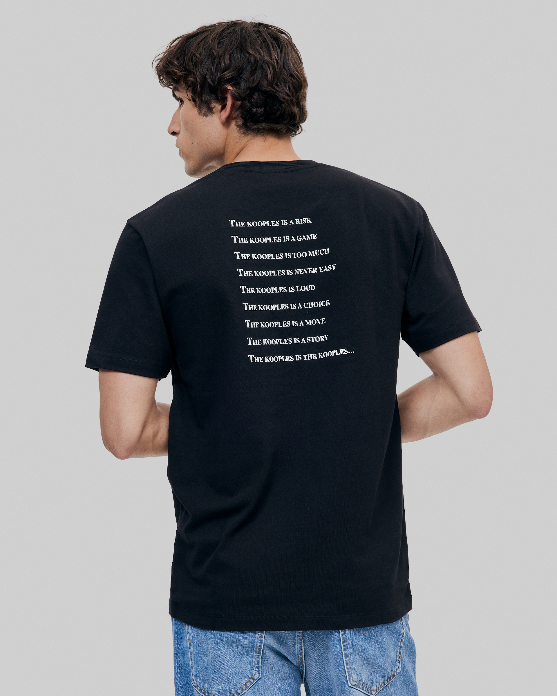 T-shirt 'How Come' noir mixte