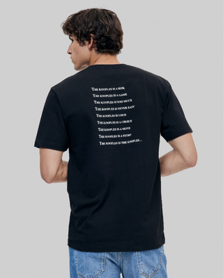 T-shirt 'How Come' noir mixte - Pr&eacute;commande