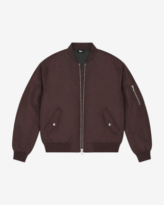 Bomber oversize marron