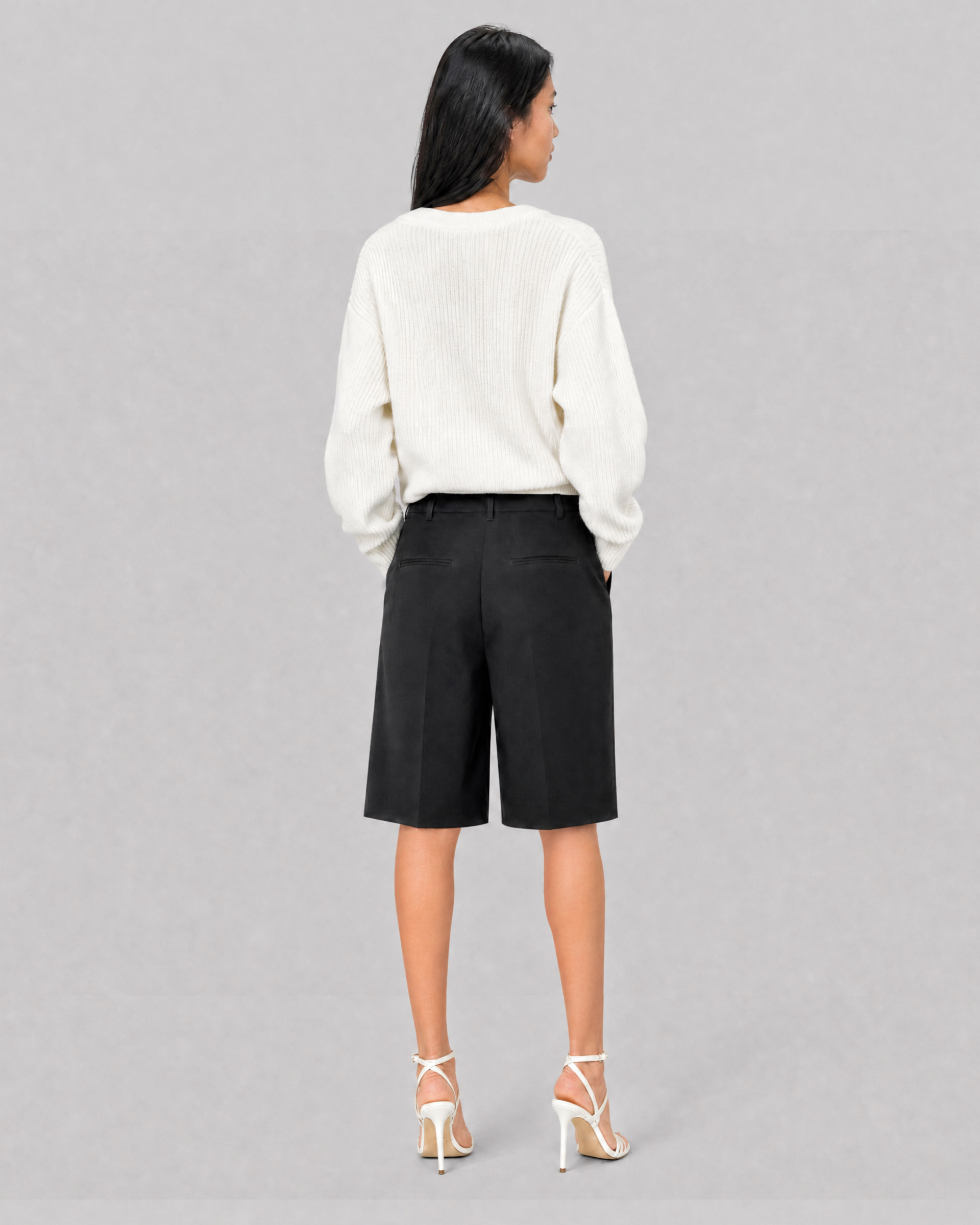 Pull en laine mérinos écru
