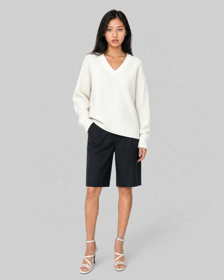 Pull en laine m&eacute;rinos &eacute;cru