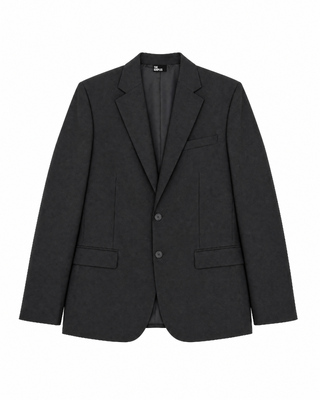 Veste de costume en laine noire