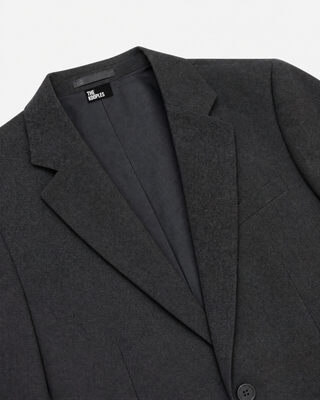 Veste de costume en laine gris anthracite