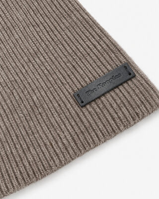 Cagoule en laine et yak marron mixte