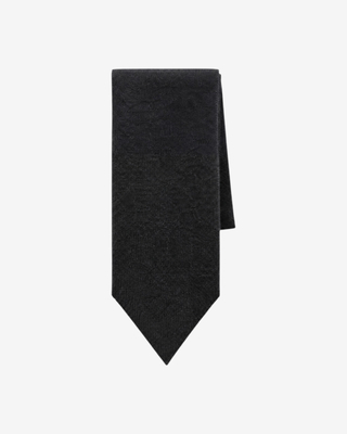 Foulard en laine et yak noir