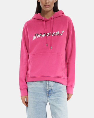 Sweatshirt à capuche What is rose