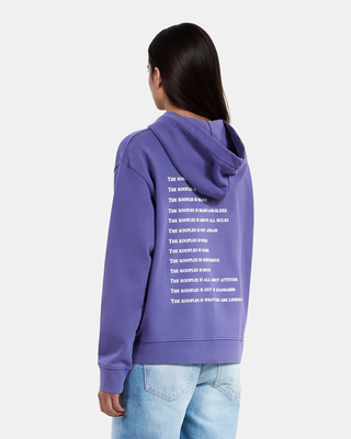 Sweatshirt à capuche What is violet