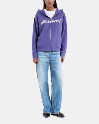 Sweatshirt à capuche What is violet