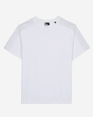 T-shirt avec strass blanc