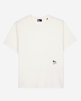 T-shirt avec sérigraphie écru