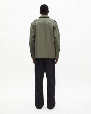 Chemise style officier kaki