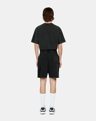 Short en coton noir