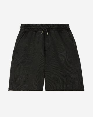 Short en coton noir