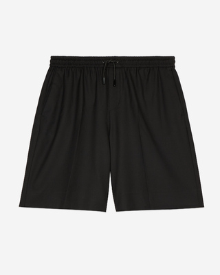 Bermuda en laine noir