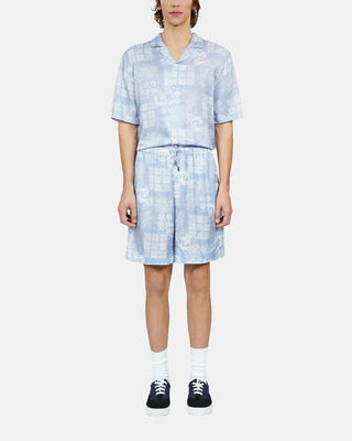 Short imprimé noir