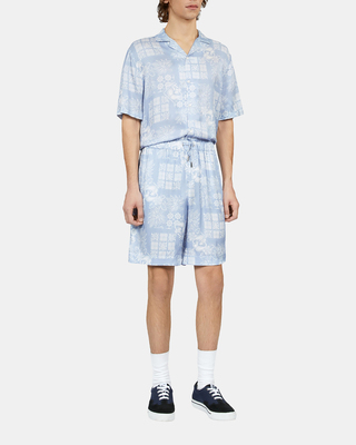 Short imprimé noir