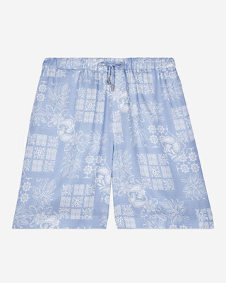 Short imprimé noir