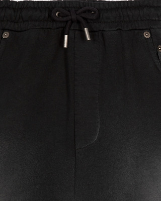 Bermuda en coton délavé noir