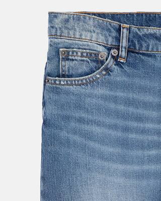 Bermuda en denim bleu