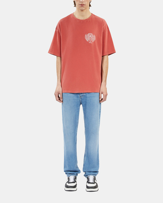 T-shirt avec sérigraphie rouge