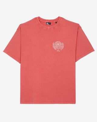 T-shirt avec sérigraphie rouge