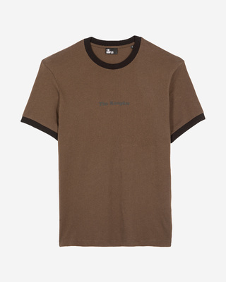 T-shirt avec logo marron