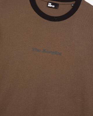 T-shirt avec logo marron