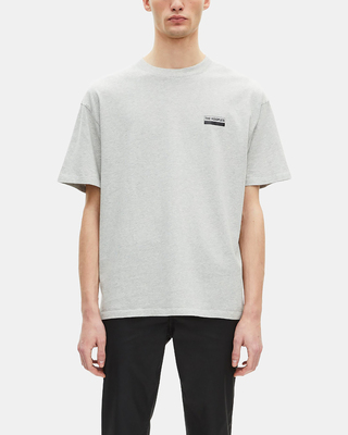 T-shirt à sérigraphie gris