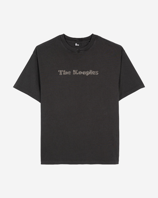 T-shirt avec logo délavé noir