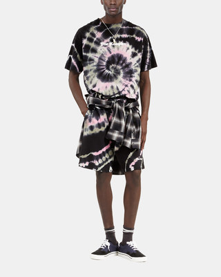 T-shirt tie and dye noir