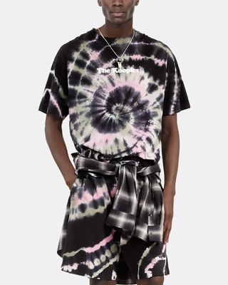 T-shirt tie and dye noir