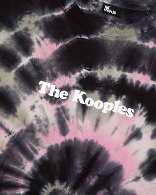 T-shirt tie and dye noir