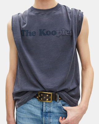 T-shirt avec logo marine
