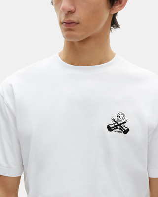 T-shirt avec flocage blanc