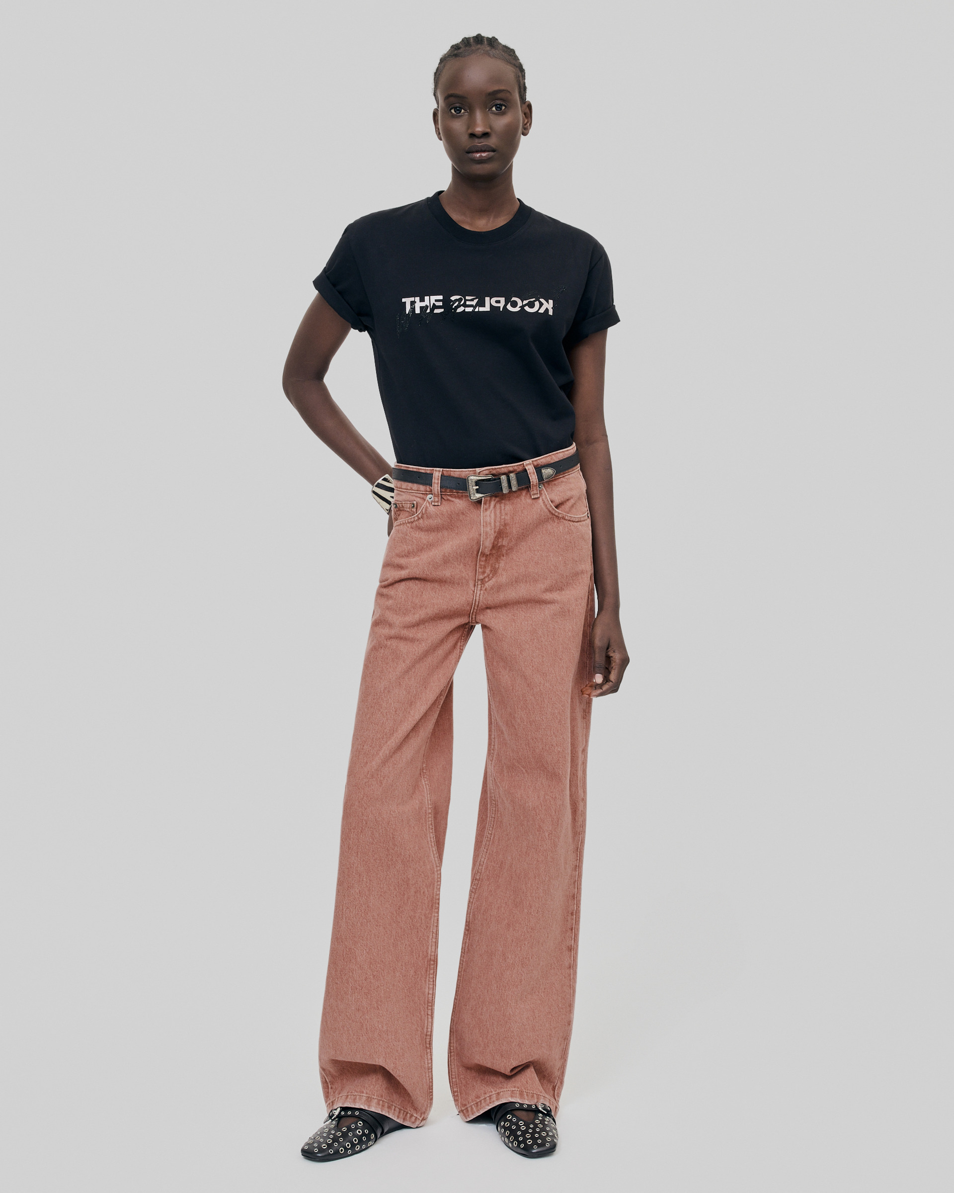 T-shirt What is avec strass noir
