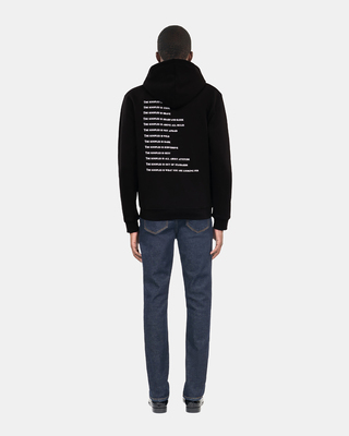 Sweatshirt zippé à capuche What is noir