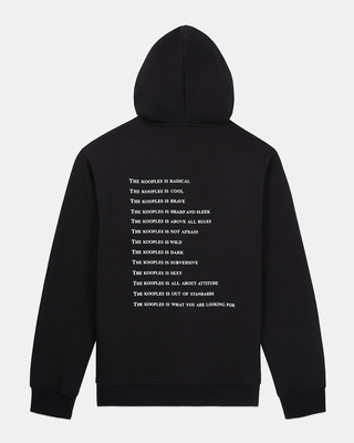 Sweatshirt zippé à capuche What is noir
