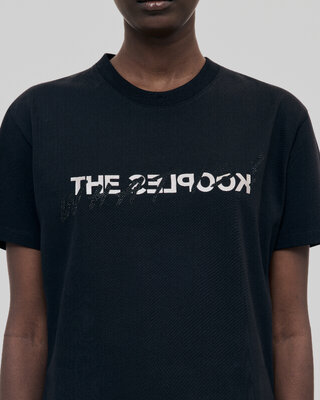 T-shirt What is avec strass noir