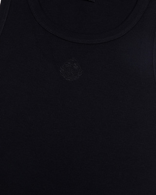 D&eacute;bardeur avec broderie blason noir