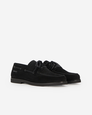 Mocassins en suède noir